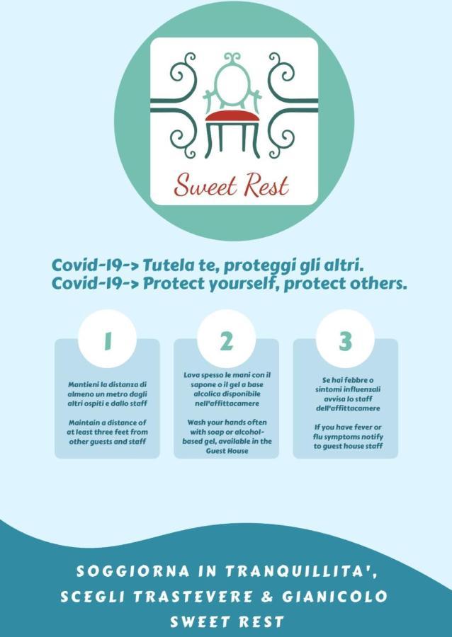 Trastevere & Gianicolo Sweet Rest روما المظهر الخارجي الصورة